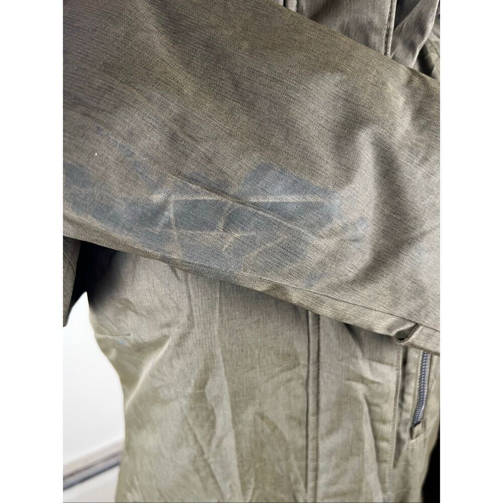 Columbia Woman's S Suttle Mountain Long Insulated Jacket Olive Green Omni-Heat - Picture 10 of 11